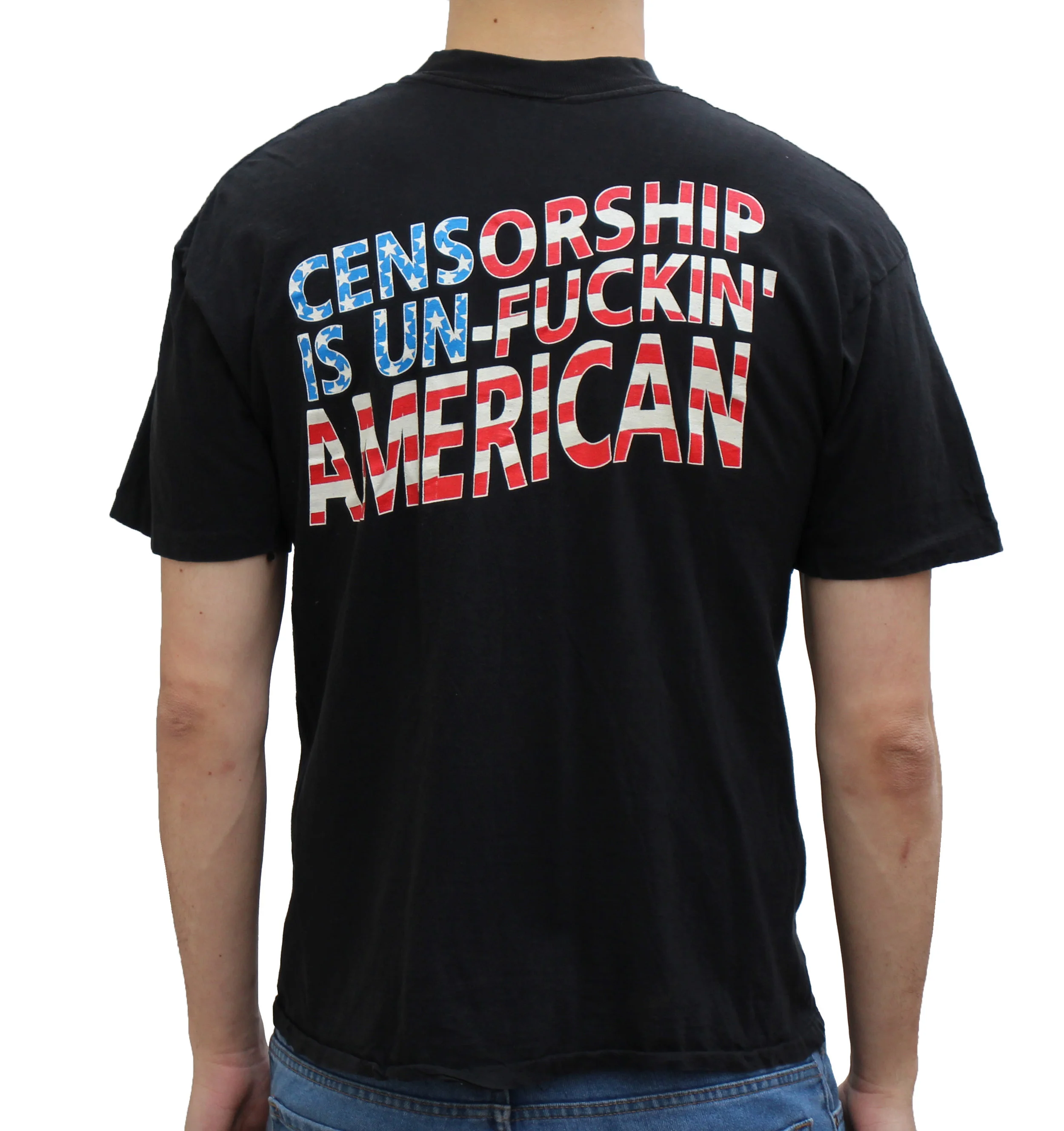 WARRANT CENSOR THIS Tシャツ Lサイズ censorship+is+un+fucking+